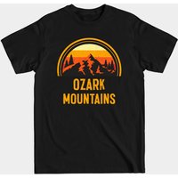 T-shirt Vintage de Randonnée dans les Montagnes Ozark pour Hommes — T-shirts pour hommes