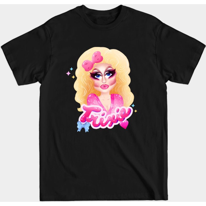 T-shirt noir pour hommes Trixie Mattel — T-shirts pour hommes