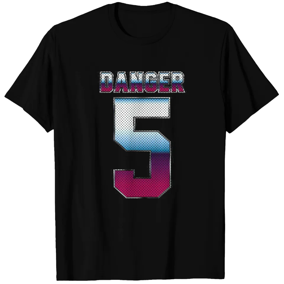 Danger - T-shirt Noir Danger 5 pour Hommes — T-shirts pour hommes