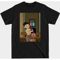 Penny N Gerald T-shirt Ashleighsharmaine Art Blackart Crossover — T-shirts pour hommes