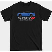 S197-Grabber Blue - Convertible Pony T-Shirt for Men