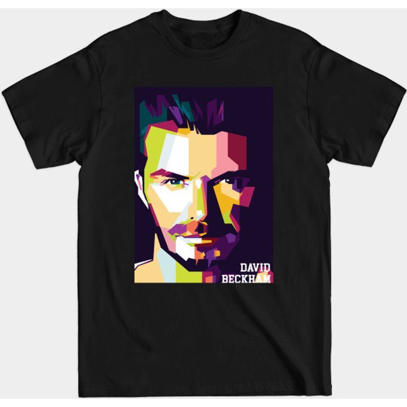 T-shirt Noir pour Homme David Beckham