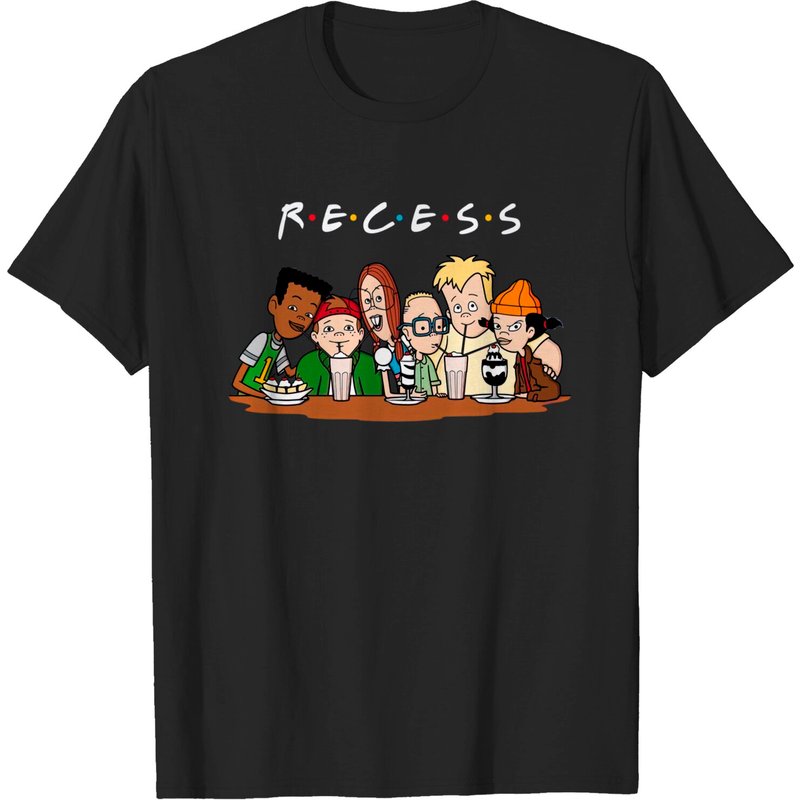 Recess Men's Black T-Shirt — Mens T Shirts