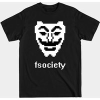 T-shirt Fsociety Mask (Mr. Robot) pour hommes