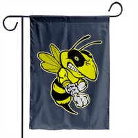 Yellow Jacket Garden Flags for Navy — Decorative Flags