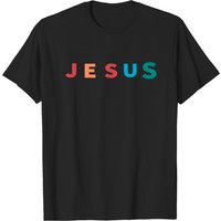 T-shirt Jésus Cool Inspirant Chrétien pour Hommes - Noir