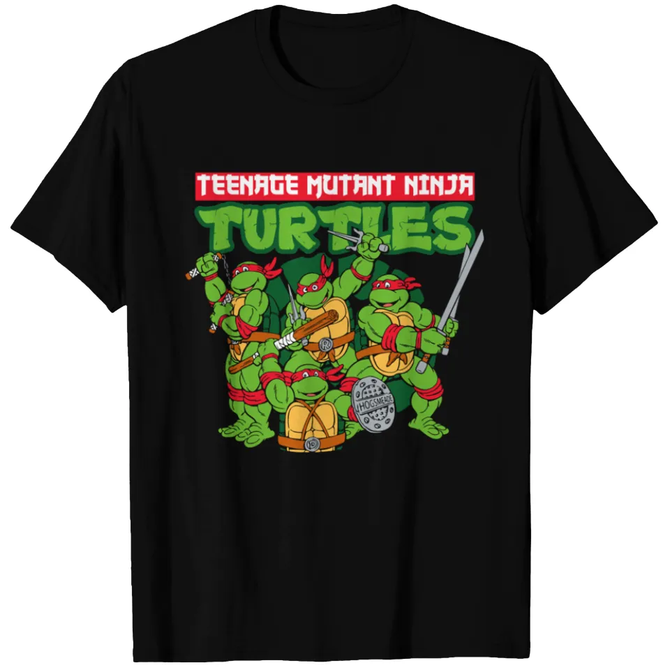 All Red TMNT Ninja Turtles T-Shirt for Men