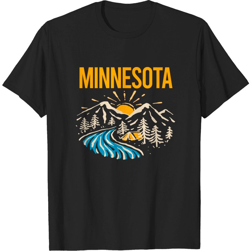 Nature Landscape Minnesota Men's T-Shirt — Mens T Shirts