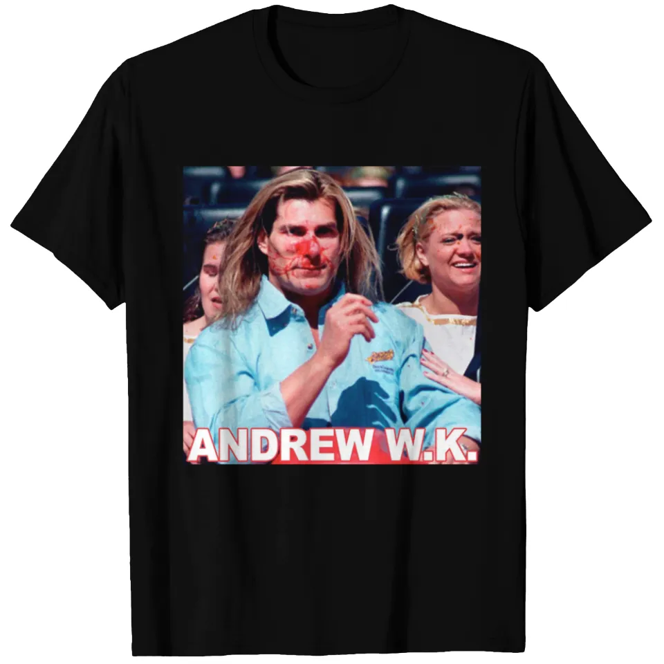 Andrew Wk Fabio Men's Black T-Shirt
