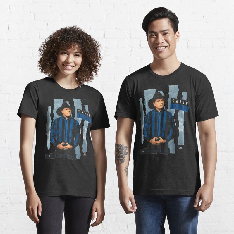 T-shirt pour hommes Garth Brooks Concert World Tour 1991 — T-shirts pour hommes