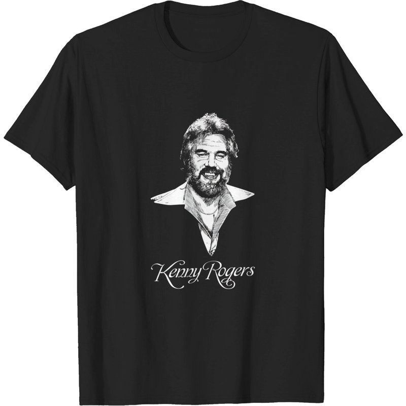 Kenny Rogers Men's T-Shirt in Black