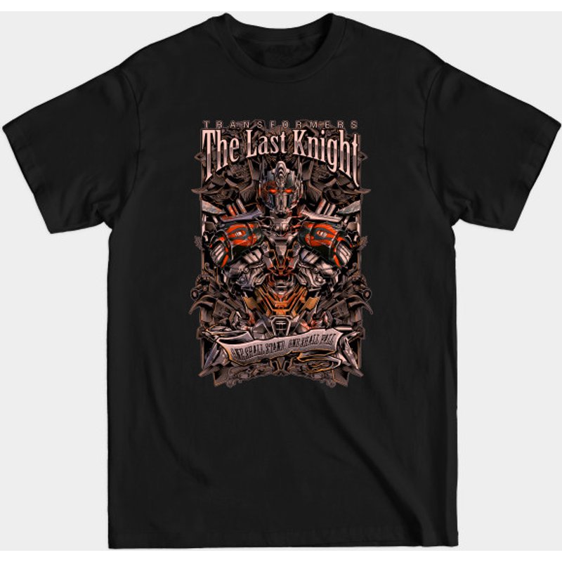Optimus Prime Men's T-Shirt in Black — Mens T Shirts