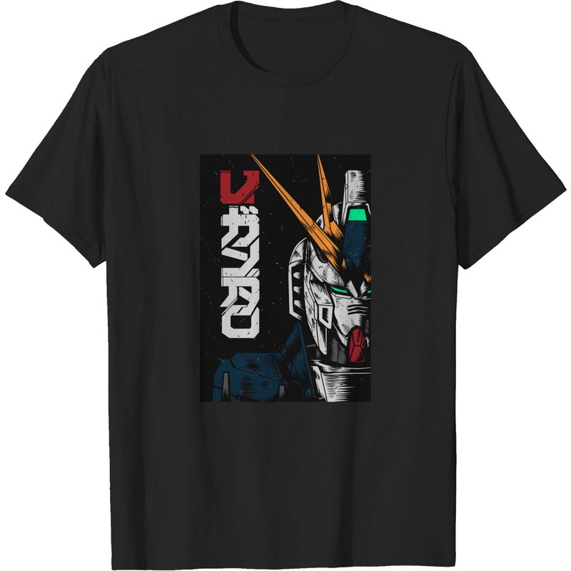 Nu Gundam T-Shirt for Men - Black — Mens T Shirts
