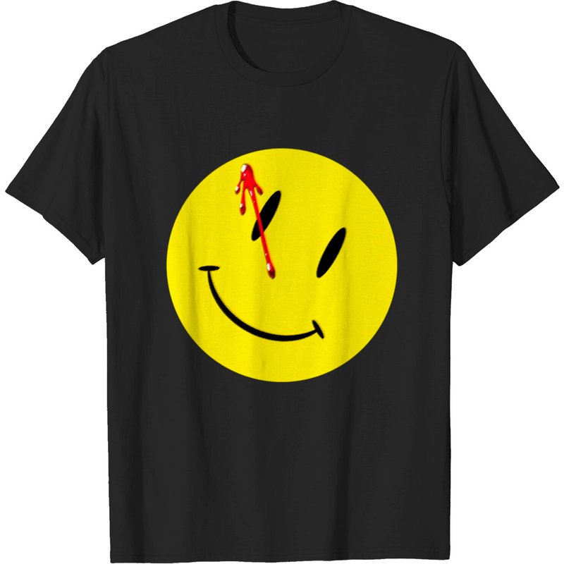 Watchmen Smile T-Shirt for Men - Black — Mens T Shirts