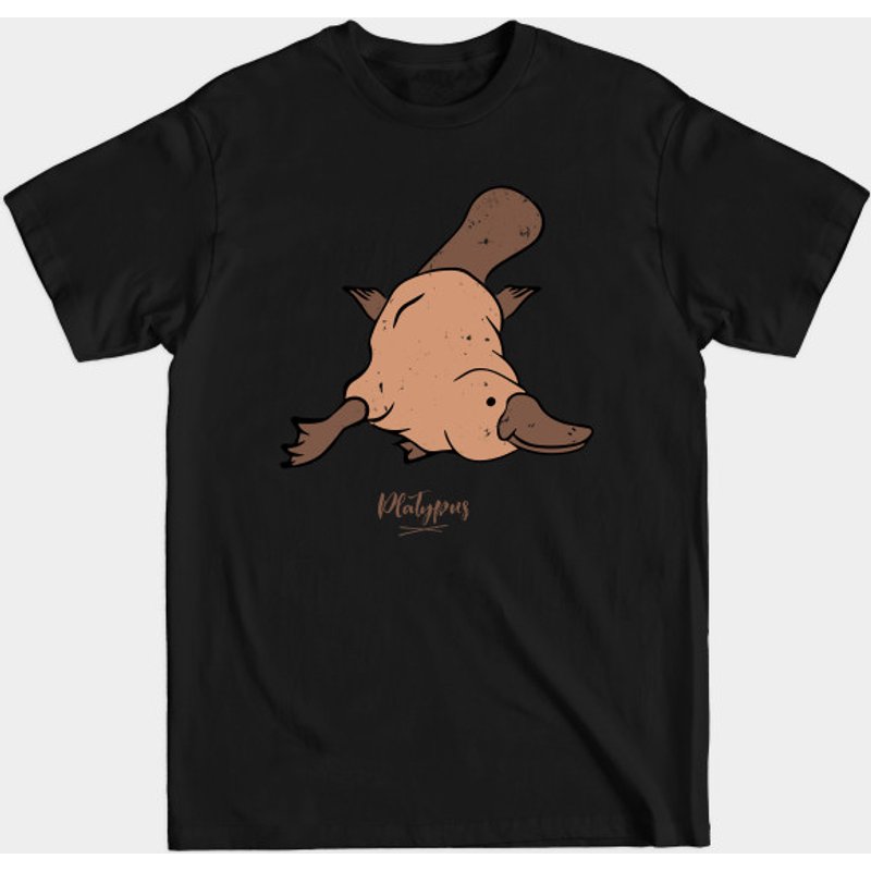 Platypus Men's Black T-Shirt