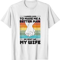 T-shirt Meilleur Homme Envoyé Par Dieu À Ma Femme — T-shirts pour hommes