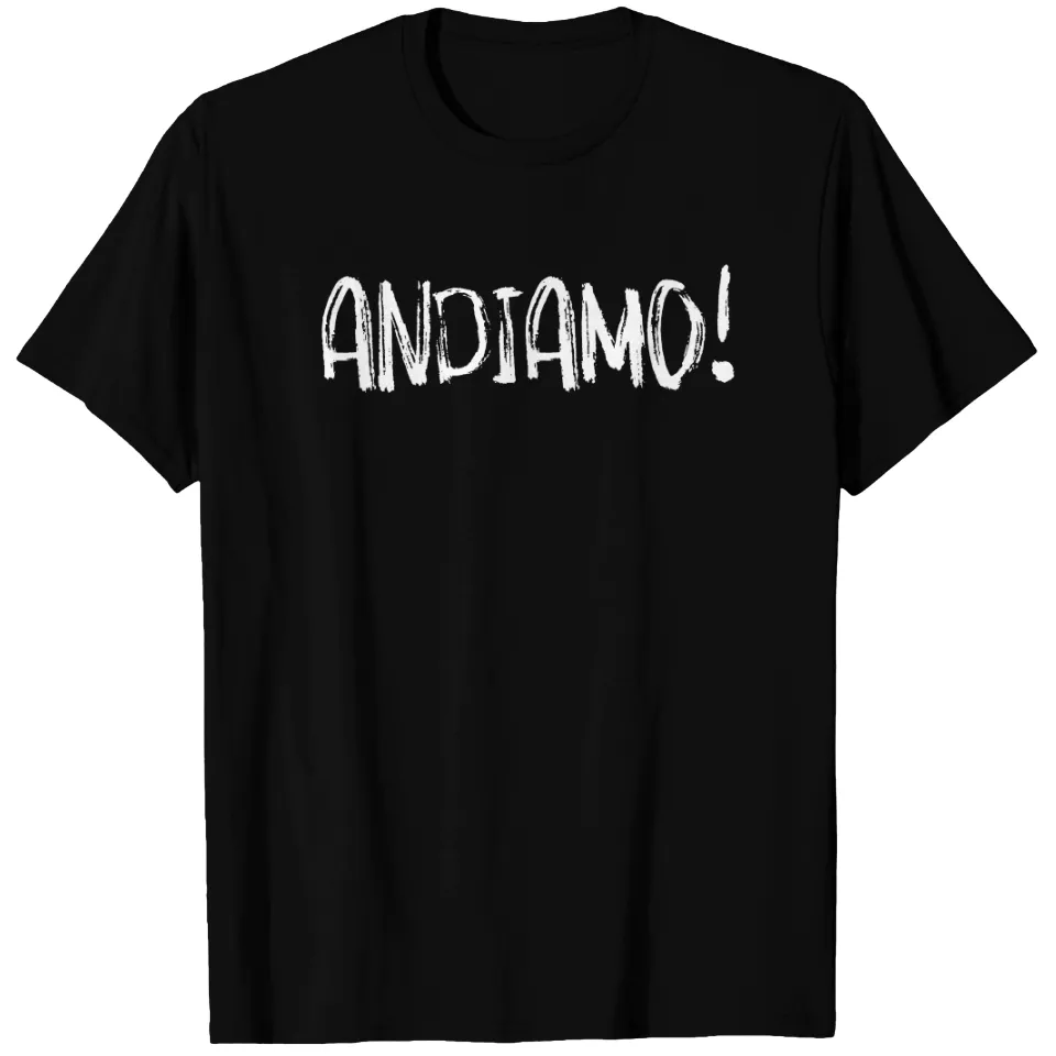 Andiamo Lets Go T-Shirt for Men - Black