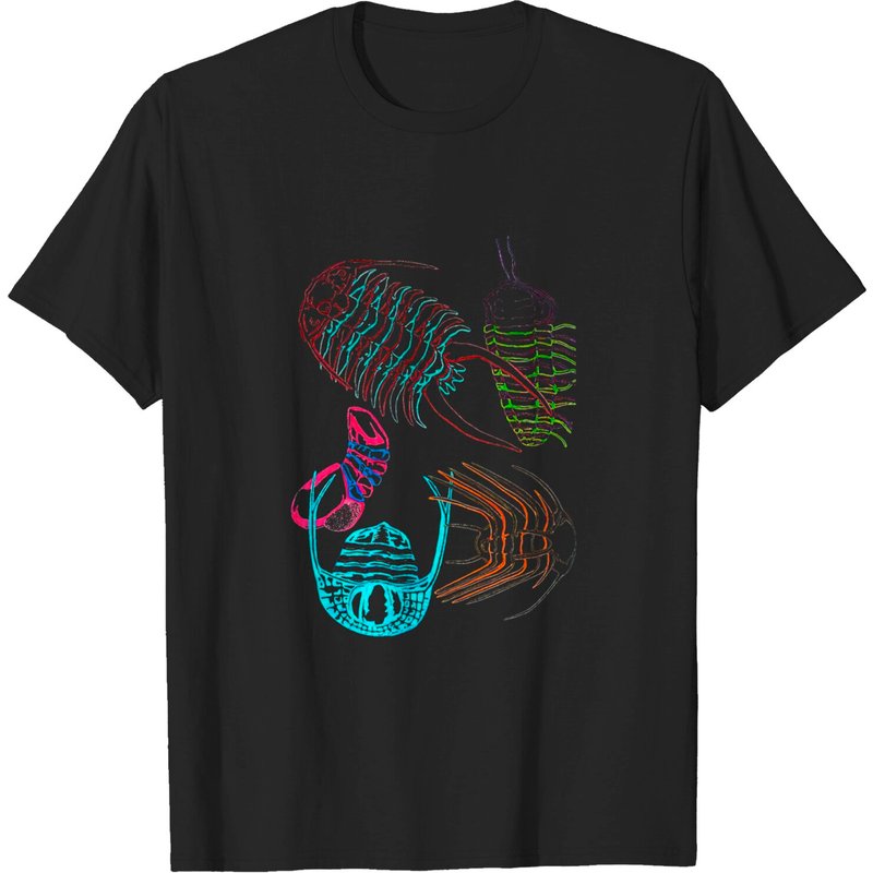 Ordovician Era Trilobites Men's T-Shirt - Black — Mens T Shirts