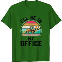 Funny Vintage Backhoe Loader Operator T-Shirt for Men — Mens T Shirts