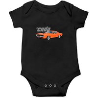 Orange Cuda Onesie for Infants