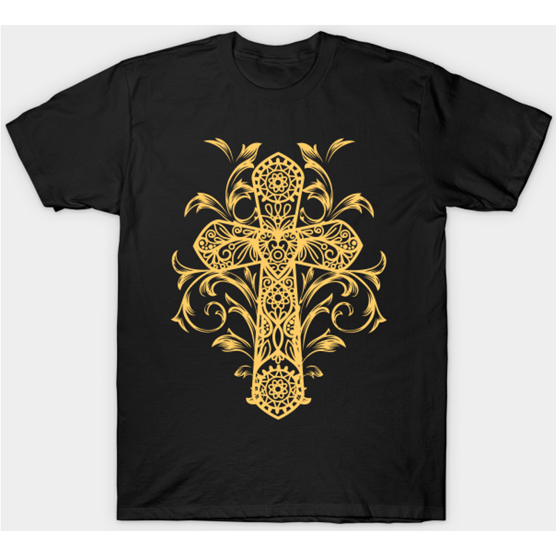 Gold Tombstone Men's T-Shirt in Royal Blue