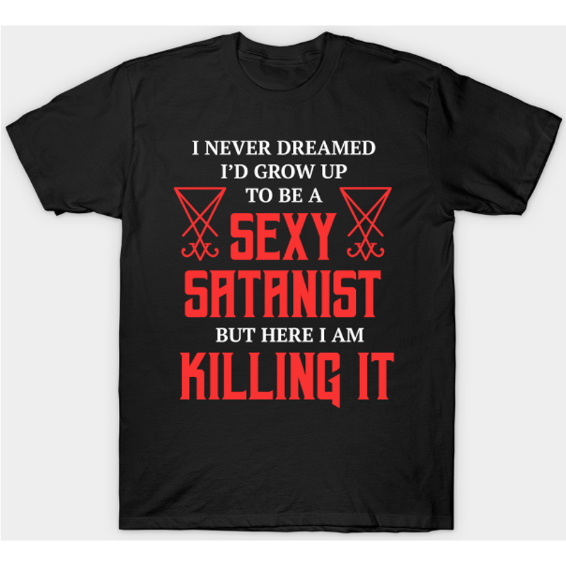 Sexy Satanist Men's T-Shirt - Black