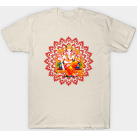 T-shirt Mandala Ganesha — T-shirts pour hommes