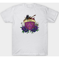 T-shirt pour hommes Dice Bard DnD en bleu royal