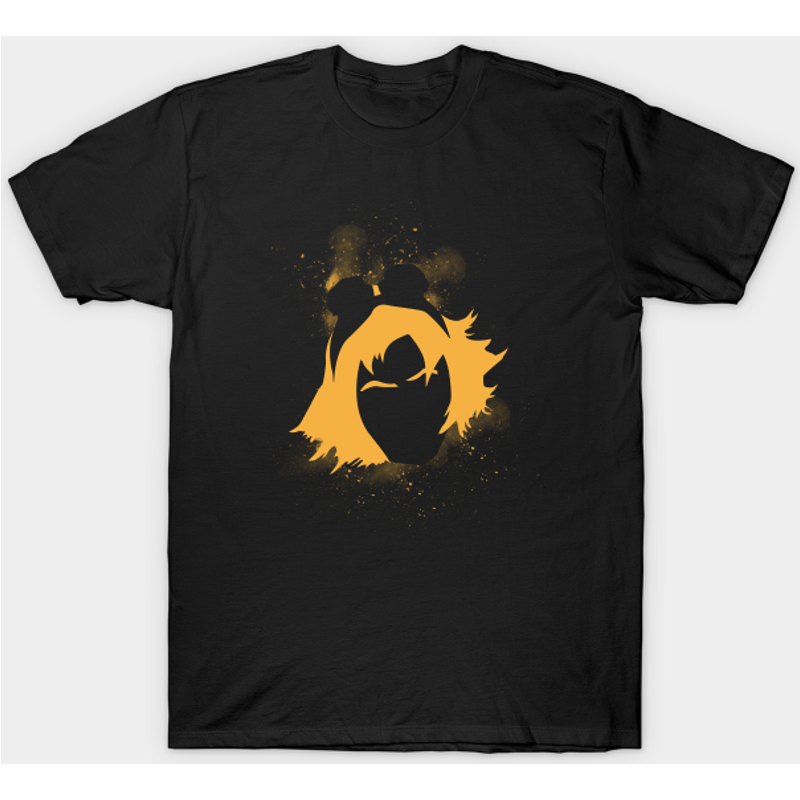 Ezreal - Silhouette LoL T-Shirt pour hommes en bleu royal — T-shirts pour hommes