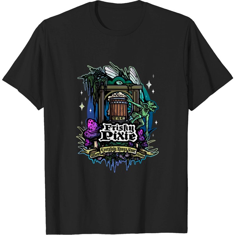 Fantasy Dive Bar - The Frisky Pixie T-shirt pour hommes — T-shirts pour hommes