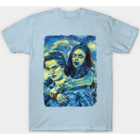 T-shirt pour hommes parodique Twilight style Van Gogh — T-shirts pour hommes