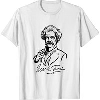 T-shirt pour hommes Portrait de Twain - Mark Twain — T-shirts pour hommes