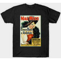 T-shirt Vintage Affiche de Film Mae West pour Hommes — T-shirts pour hommes