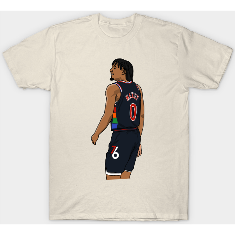 T-shirt Tyrese The Madmax Basketball de Philadelphie pour hommes — T-shirts pour hommes