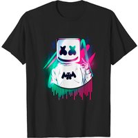 T-shirt pour hommes Marshmello Afterparty en noir — T-shirts pour hommes