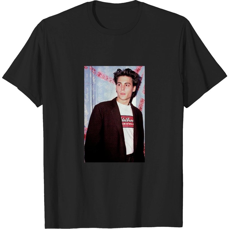 T-shirt esthétique vintage Johnny Depp des années 90 pour hommes — T-shirts pour hommes