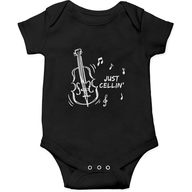 Just Cellin Bodysuit Musicien Violoncelliste — Bodys bébé