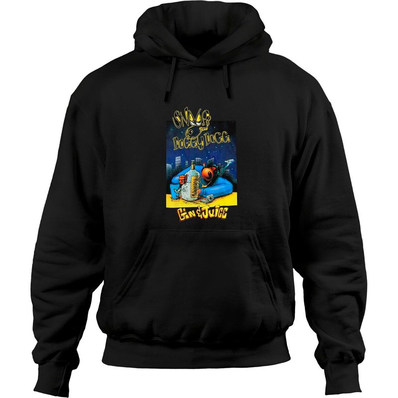 Hoodie Snoop Dogg Gin and Juice Rap Official Tee pour hommes — Sweats à capuche pour hommes