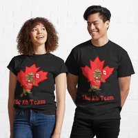 T-shirt Eh Team Classique pour Hommes en Noir