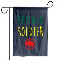 Buffalo Soldier Garden Flags for Outdoor Use — Decorative Flags