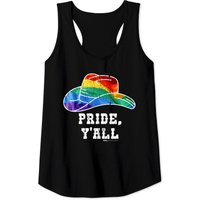 Débardeur Vintage Gay avec Drapeau Arc-en-Ciel et Chapeau de Cowboy — T-shirts pour hommes