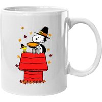 Mug en céramique Snoopy Thanksgiving - Personnalisable et Lavable au Lave-Vaisselle — Tasses et gobelets