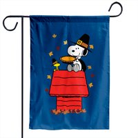 Snoopy Thanksgiving Garden Flags - Double-Sided Print — Decorative Flags