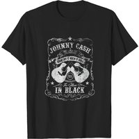 T-shirt Johnny Cash Man In Black pour hommes — T-shirts pour hommes