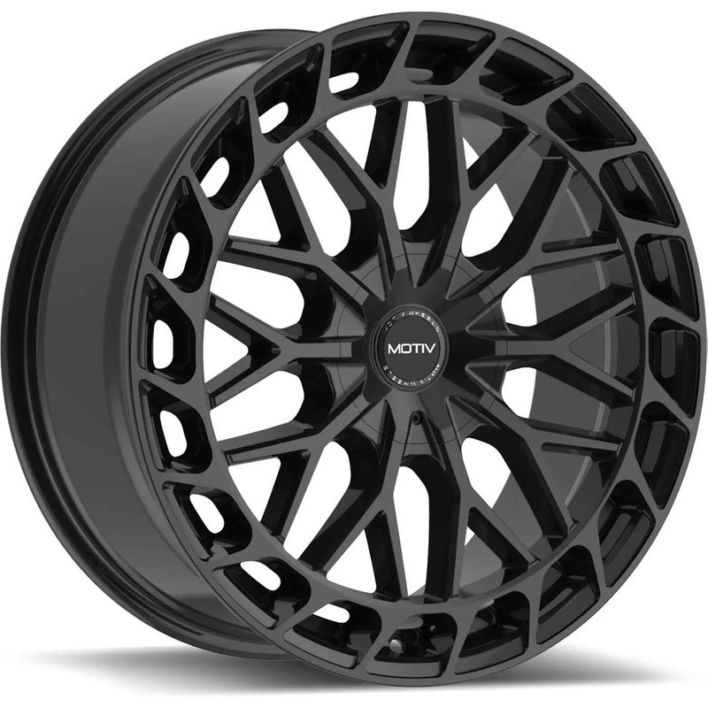 Jantes Motiv 442B Noires 20x8.5 5x112 40 Offset — Roues et jantes