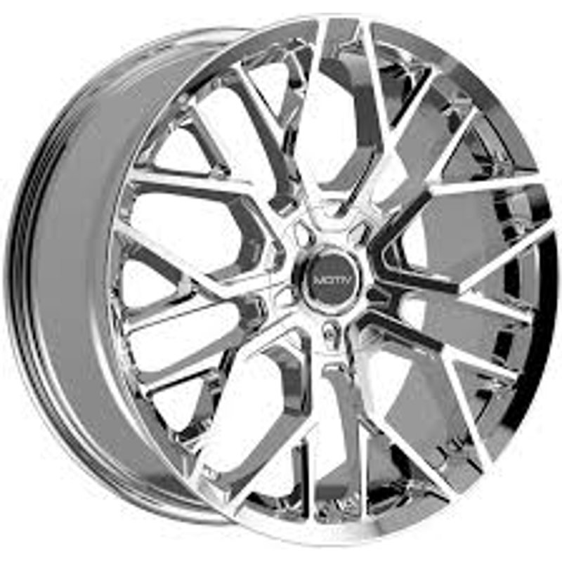 Motiv 441C Chrome Wheels - 18x7.5 - 5x112 Bolt Pattern - 40 Offset — Wheels & Rims