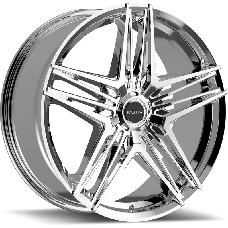 Roues Motiv 440C Chrome - 20x8.5 - Motif de boulon 5x114.3 — Roues et jantes
