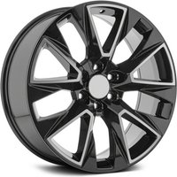 Roues O.E. Revolution C-14 Noir Brillant Mécanisé - 22x9 - 6x139.7 — Roues et jantes