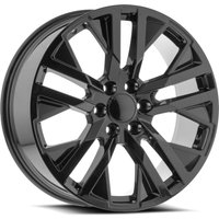 Roues O.E. Revolution D-36 Noir Brillant - 22x9 - Motif de boulons 6x139.7