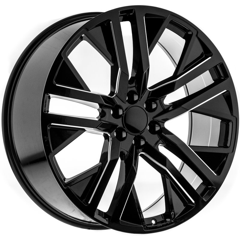 Roues O.E. Revolution D-36 Moulées Noires Brillantes - 22x9 - 6x139.7